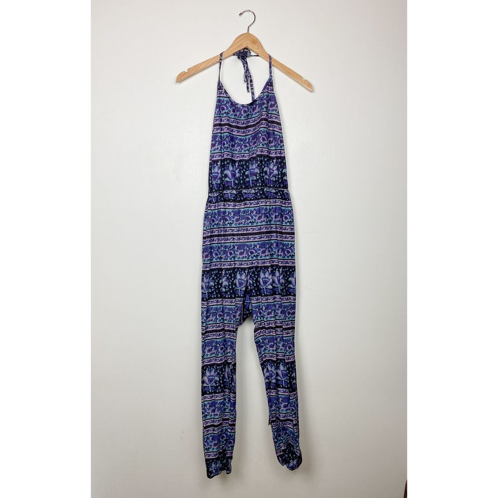 UO Batik Print Halter Jumpsuit